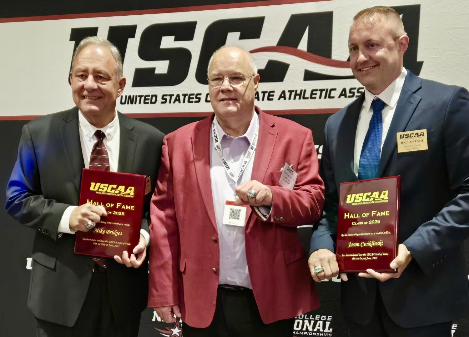 Two Mustangs Inducted into USCAA Hall of Fame