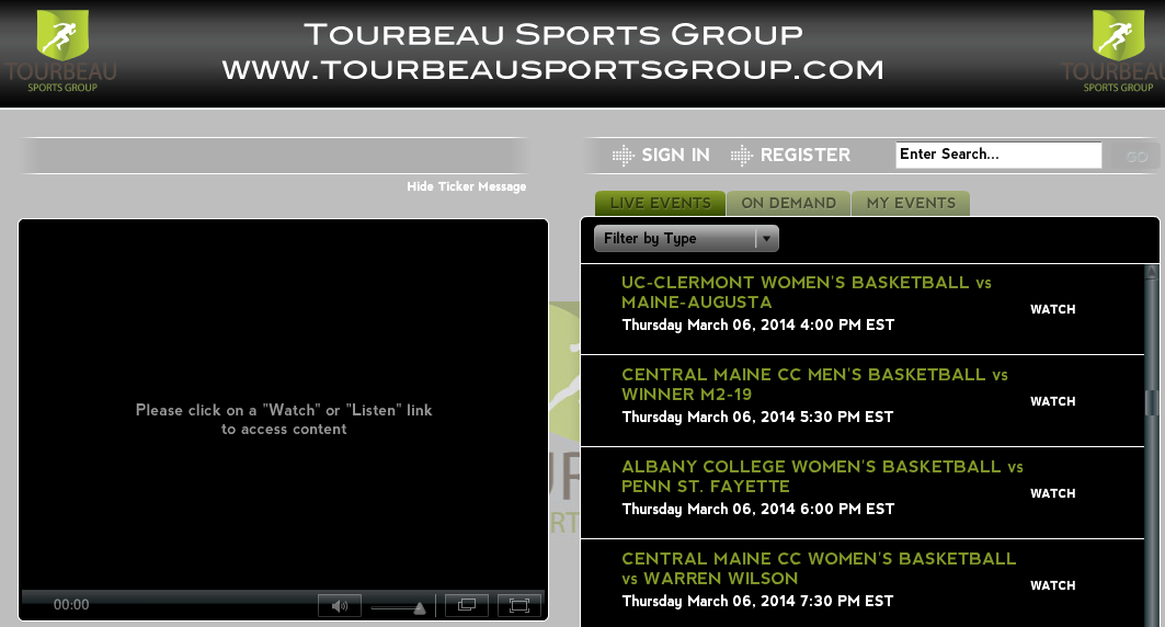 Watch the USCAA National Tournament LIVE