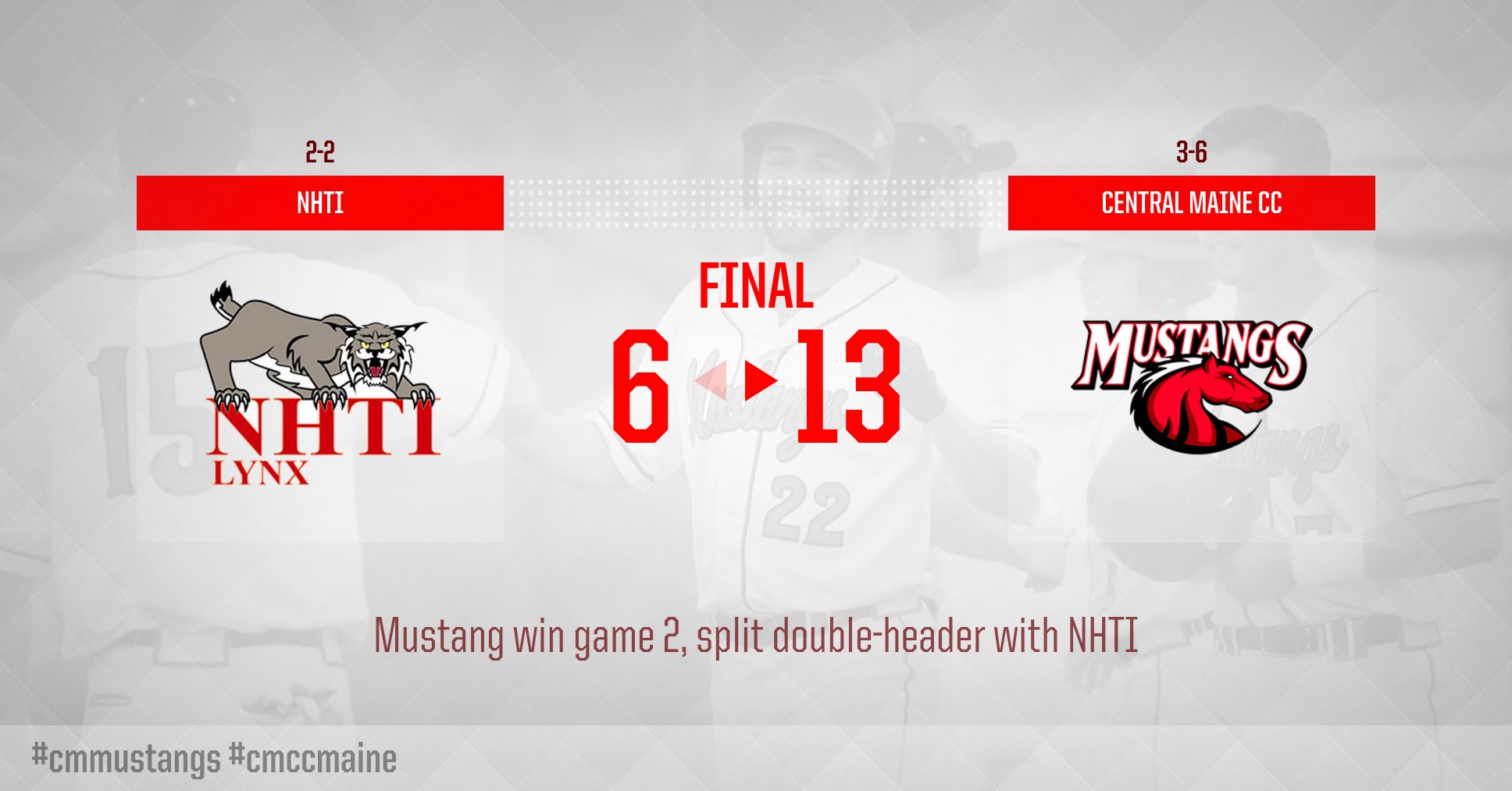 Mustangs Split Weekend Series with NHTI