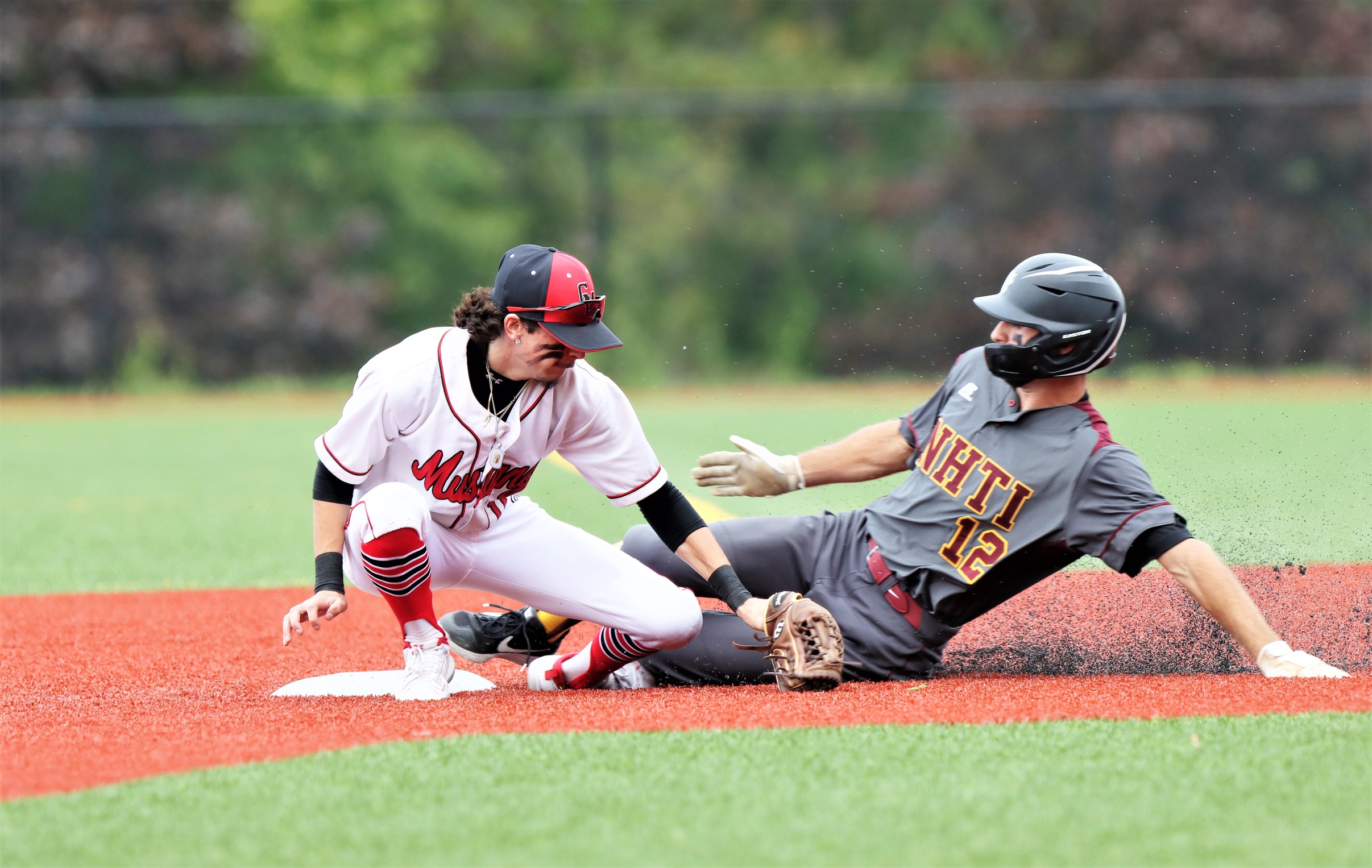 Mustangs Win Twin Bill with NHTI
