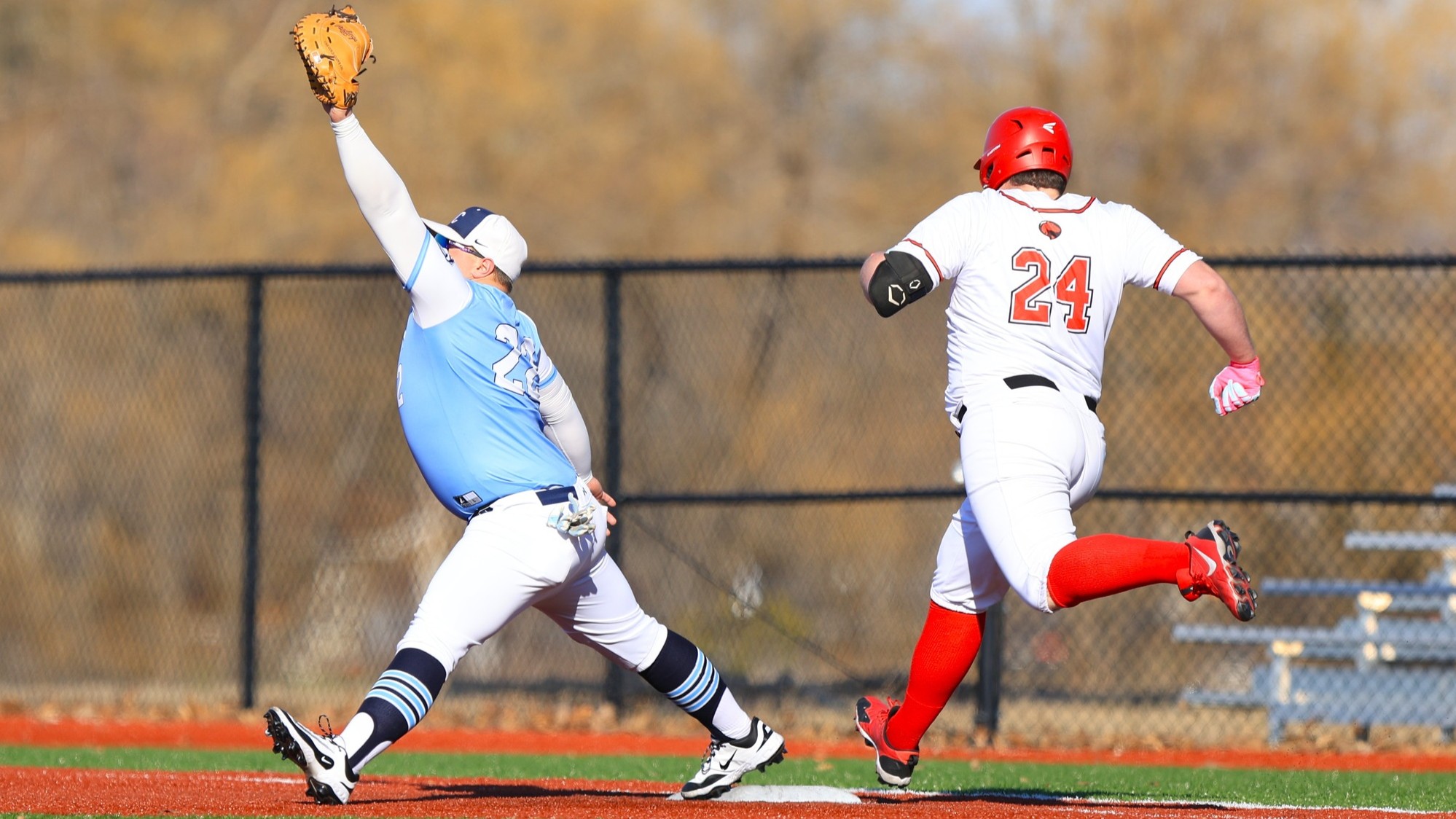 Baseball Bested by Hawks&rsquo; Comeback, 9-6