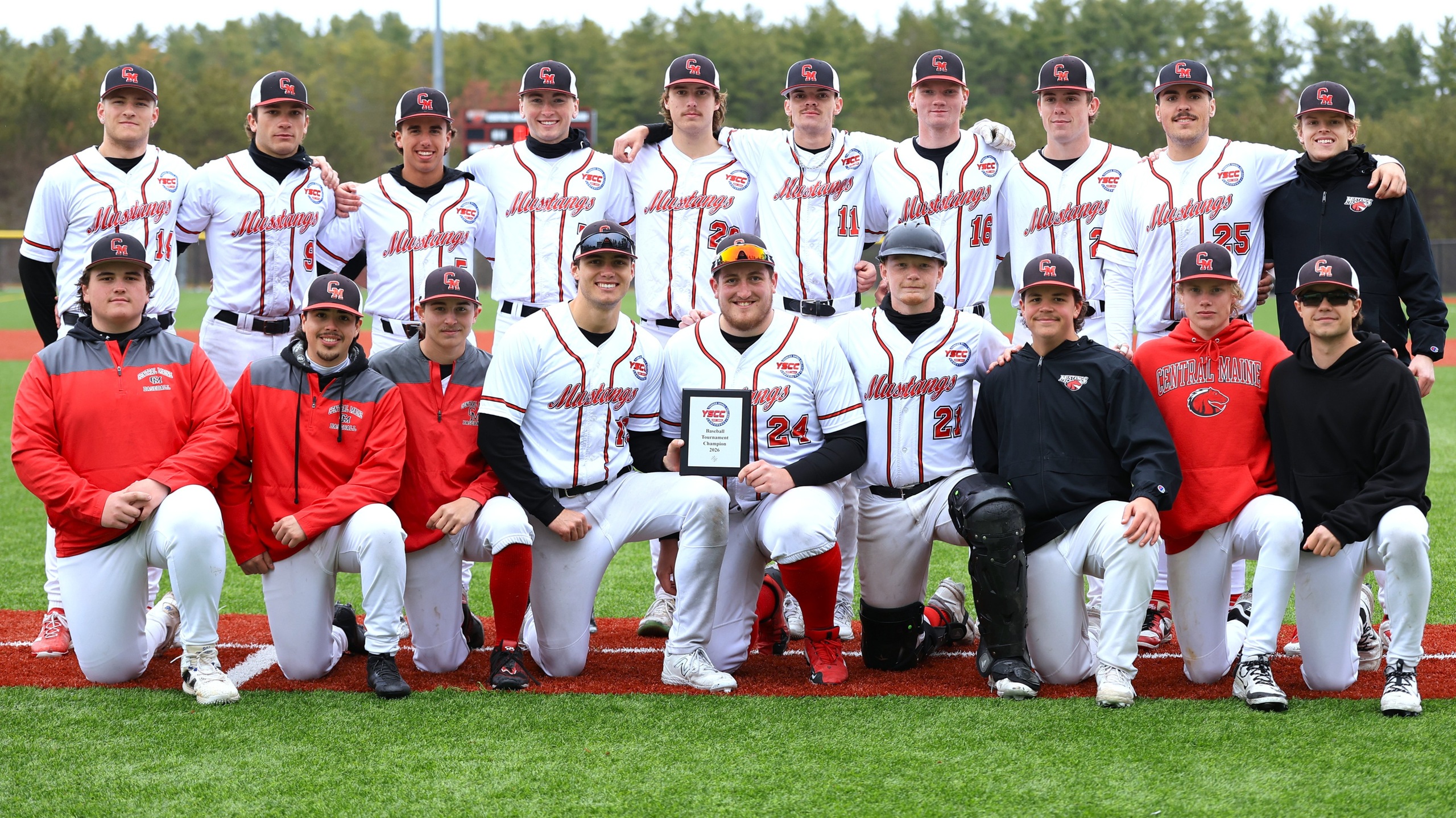 Baseball Beats York 9-1, Wins Back-to-Back YSCC Tournament Championships