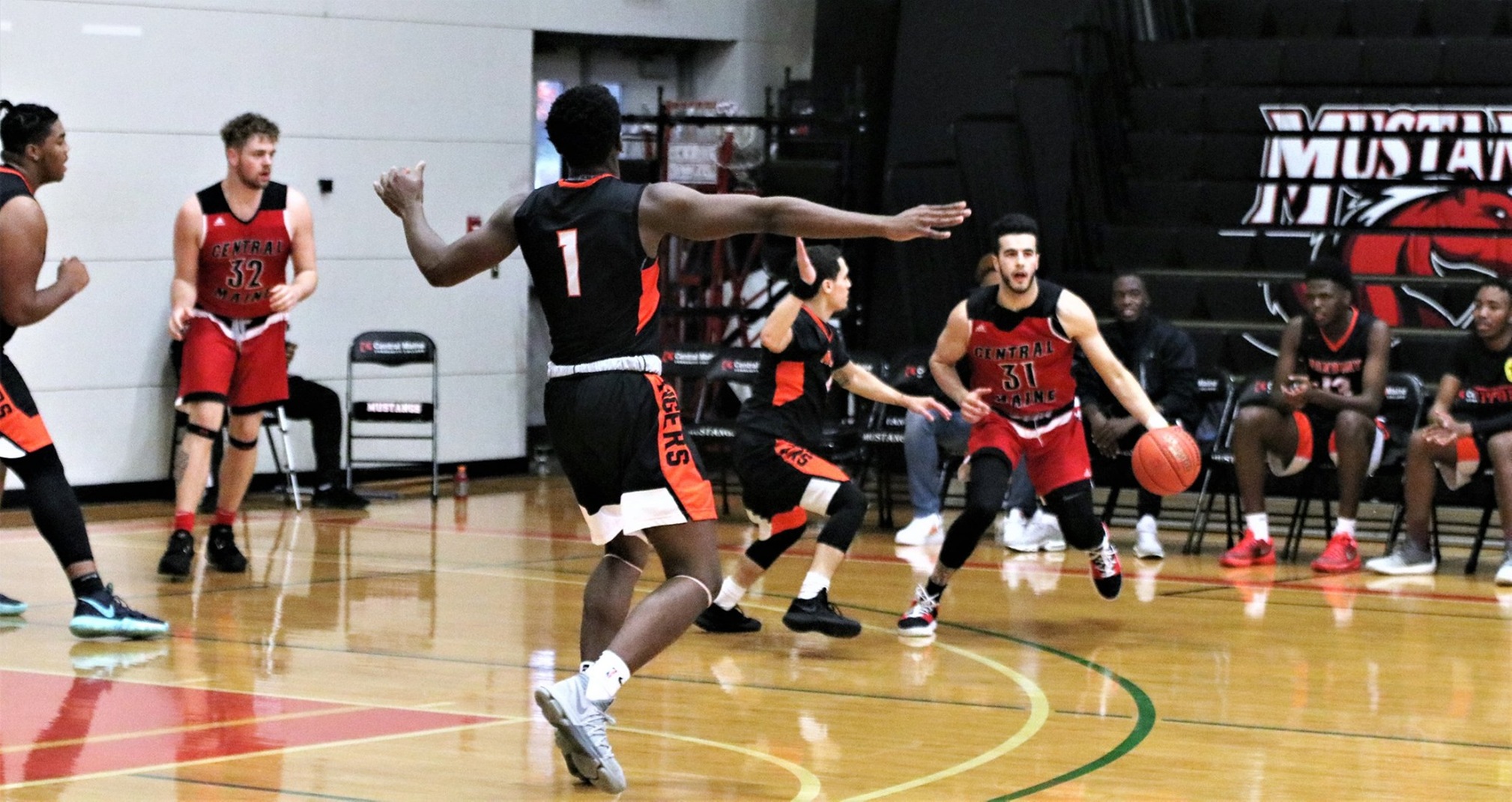 Bench Play Leads Mustangs to Victory 90-65