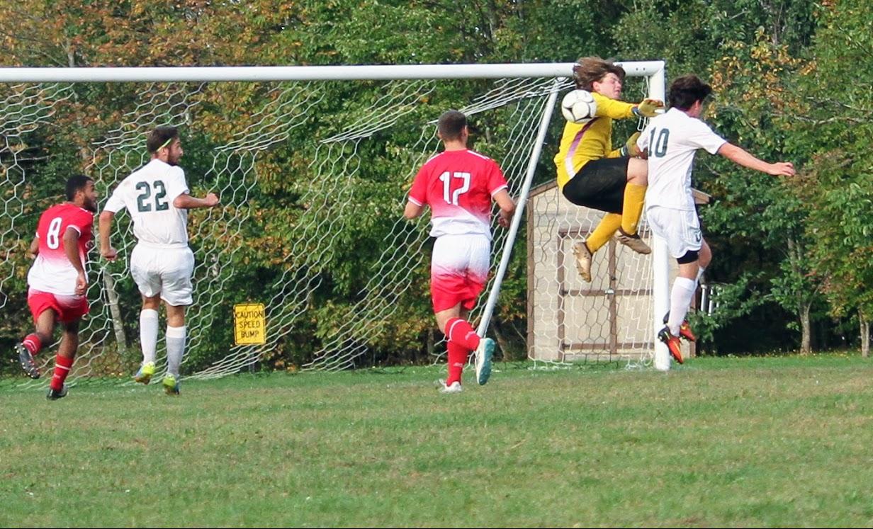 Men's Soccer routed by St. Joe's (VT)