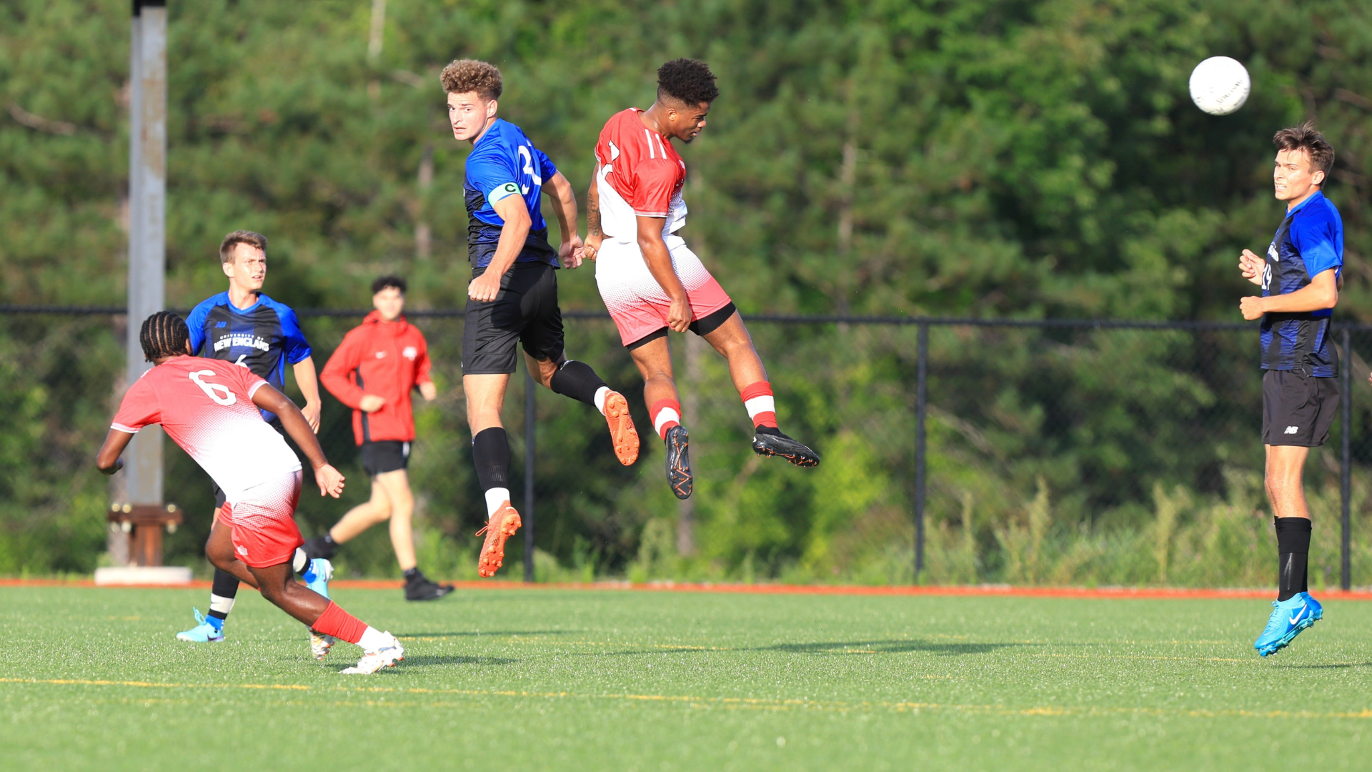 Men's Soccer Battles UNE to 2-2 Draw