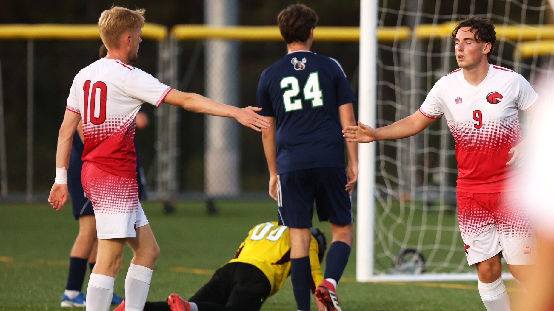 Cameron Scores Four, Mustangs Beat Moose 9-0